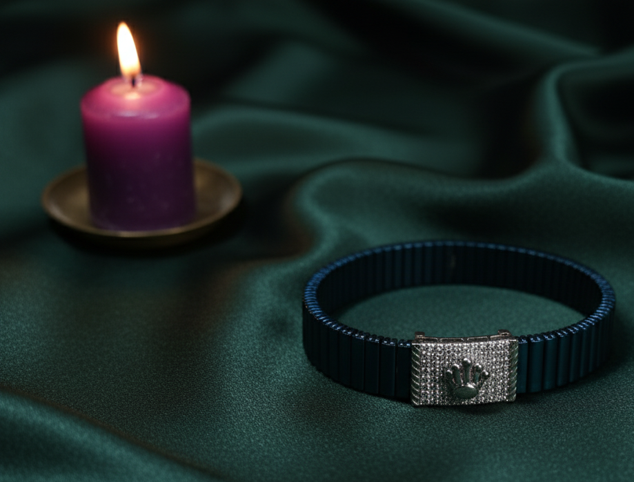 925 silver dimond mens braclate 