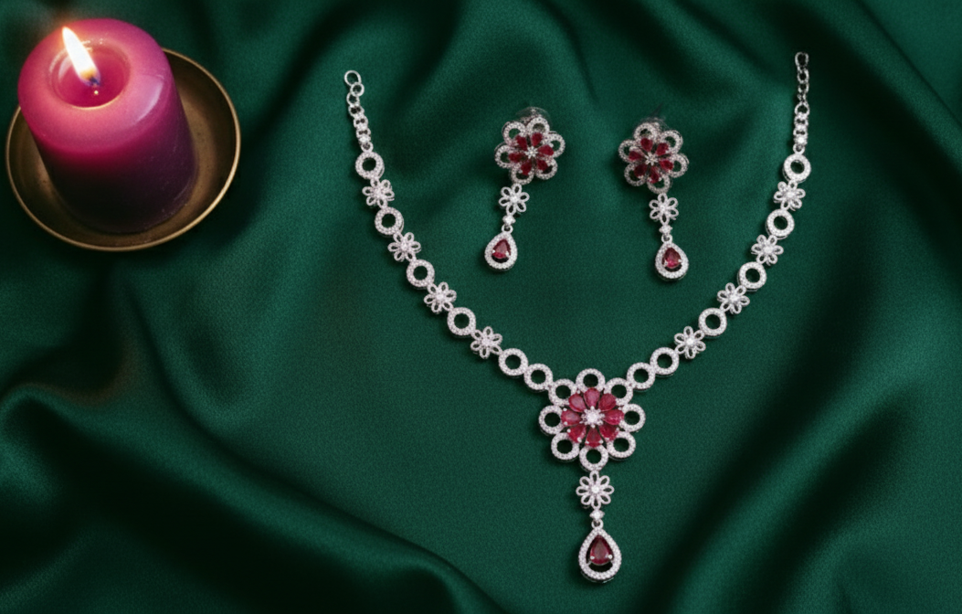 silver dimond neckless 